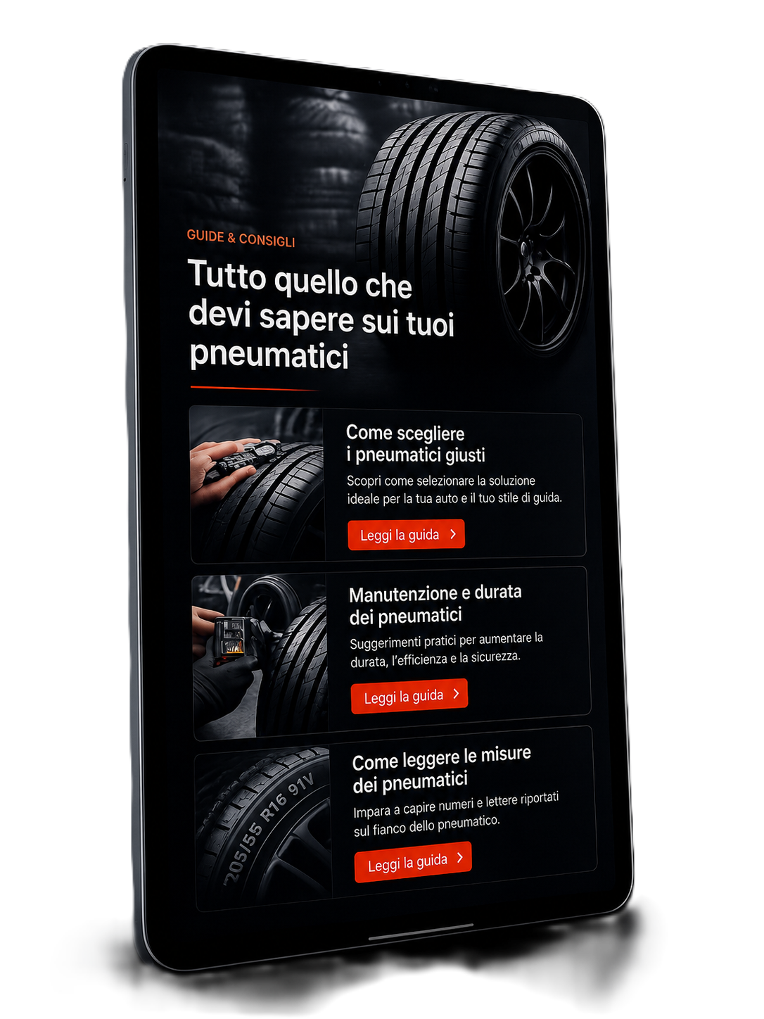 Guide pneumatici